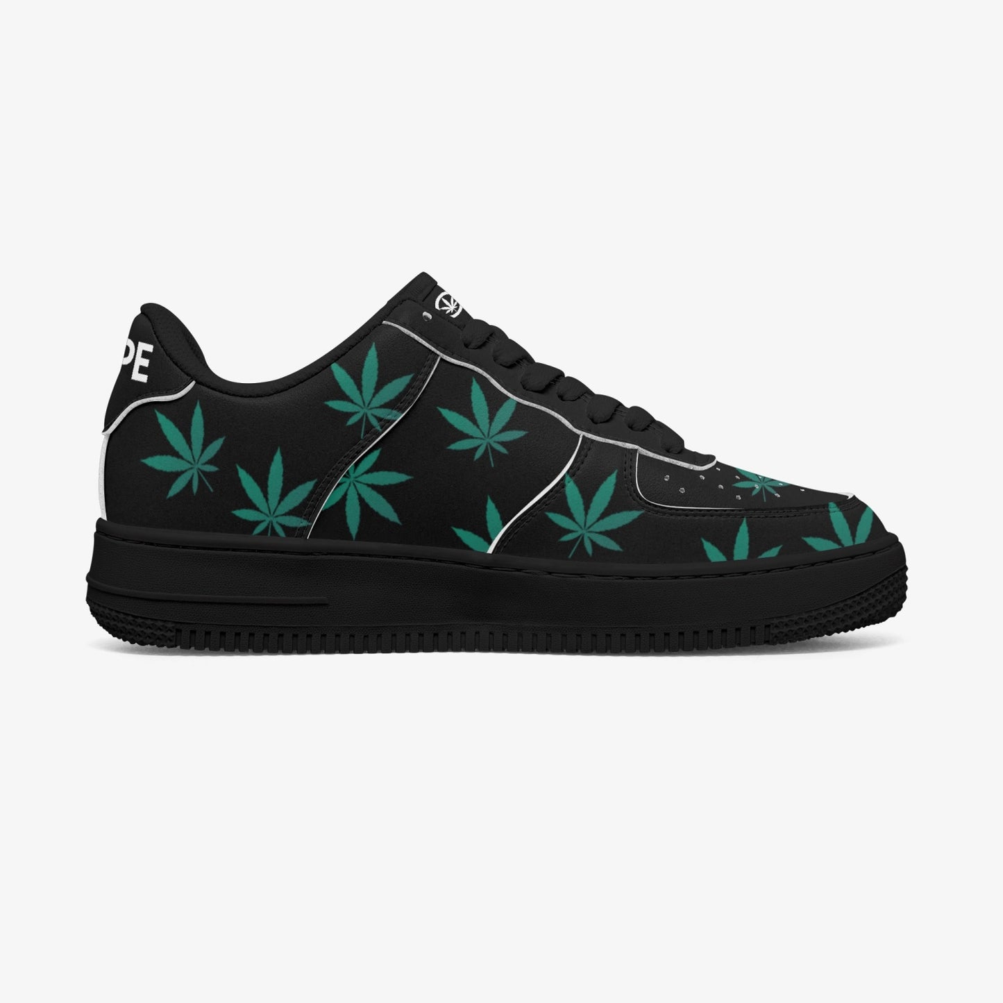 Weed Force 1 Green Leaf Edition - Black