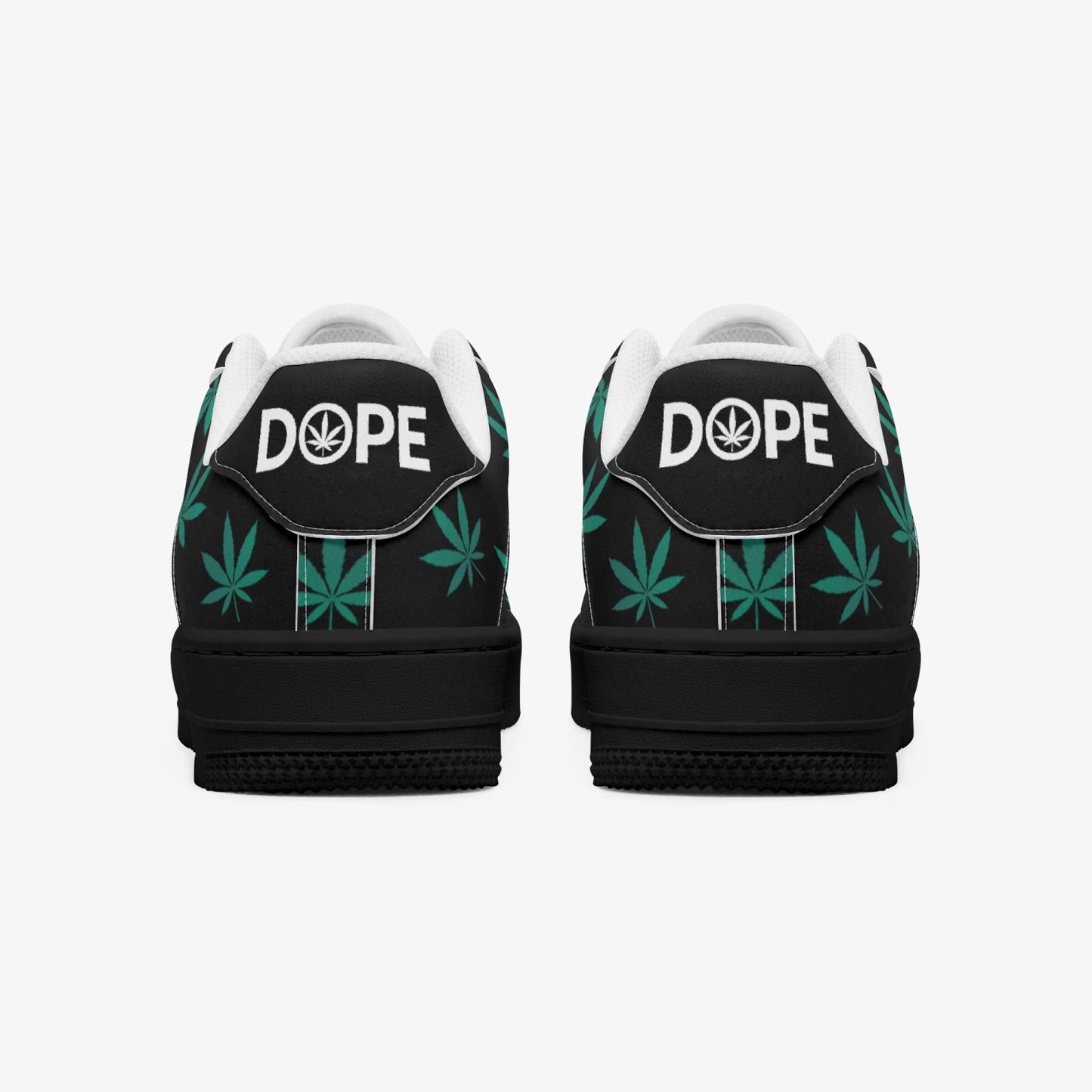 Weed Force 1 Green Leaf Edition - Black