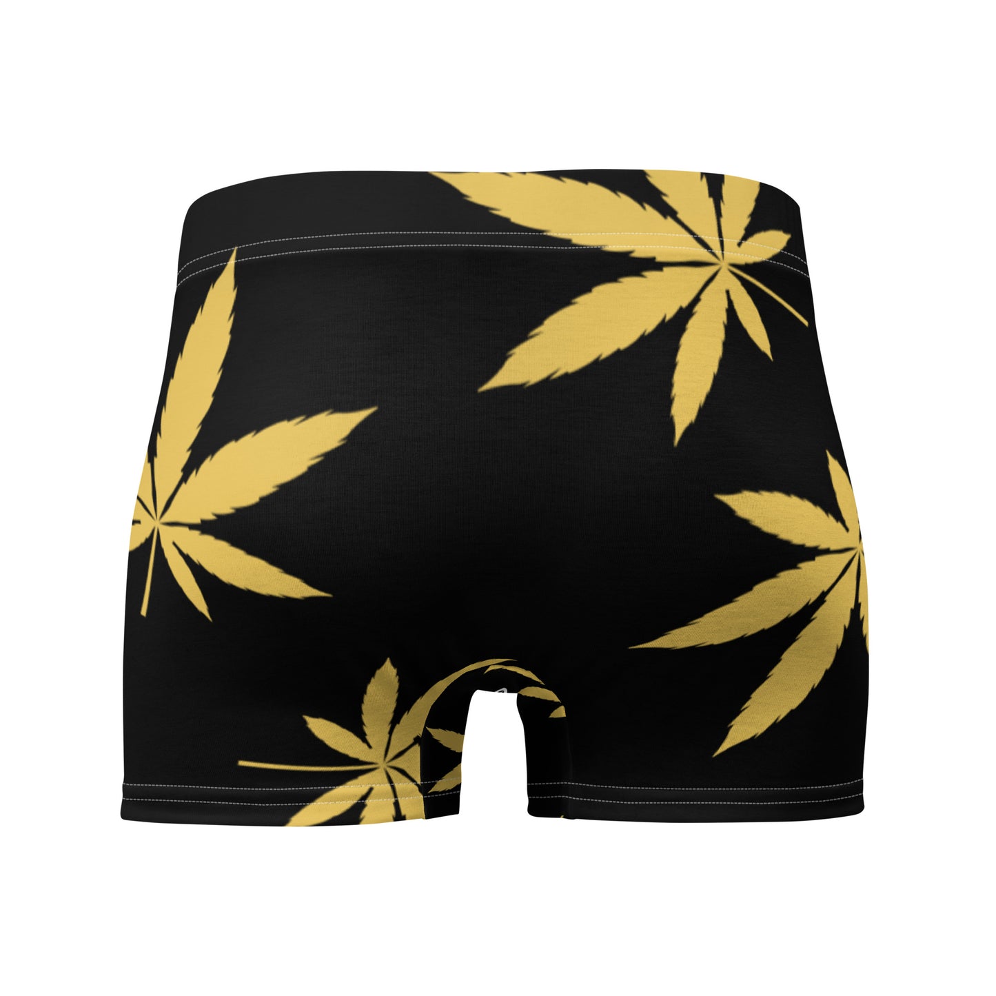 Gold Leaf Black Boxer Briefs