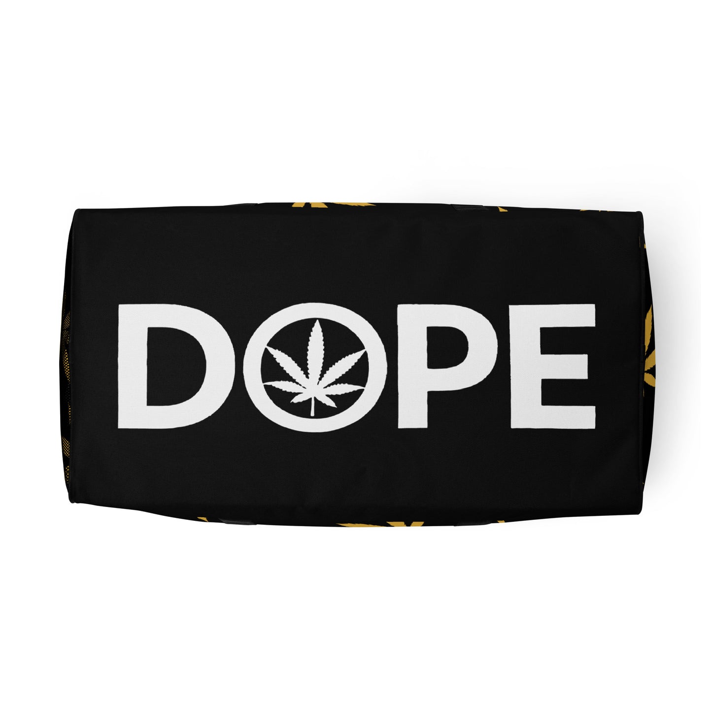 Gold Leaf Black Duffle bag