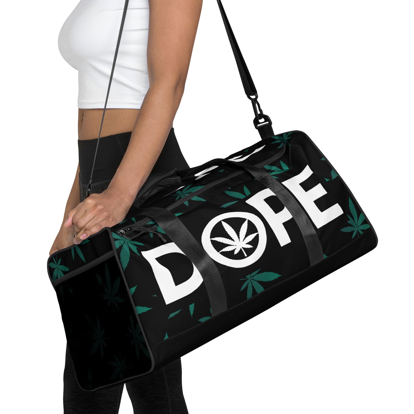 Green Leaf Duffle bag