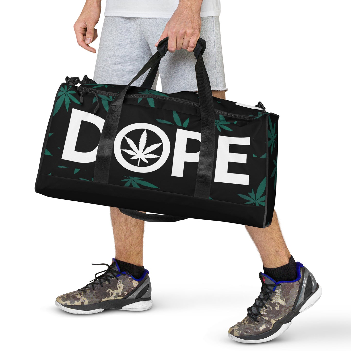 Green Leaf Duffle bag