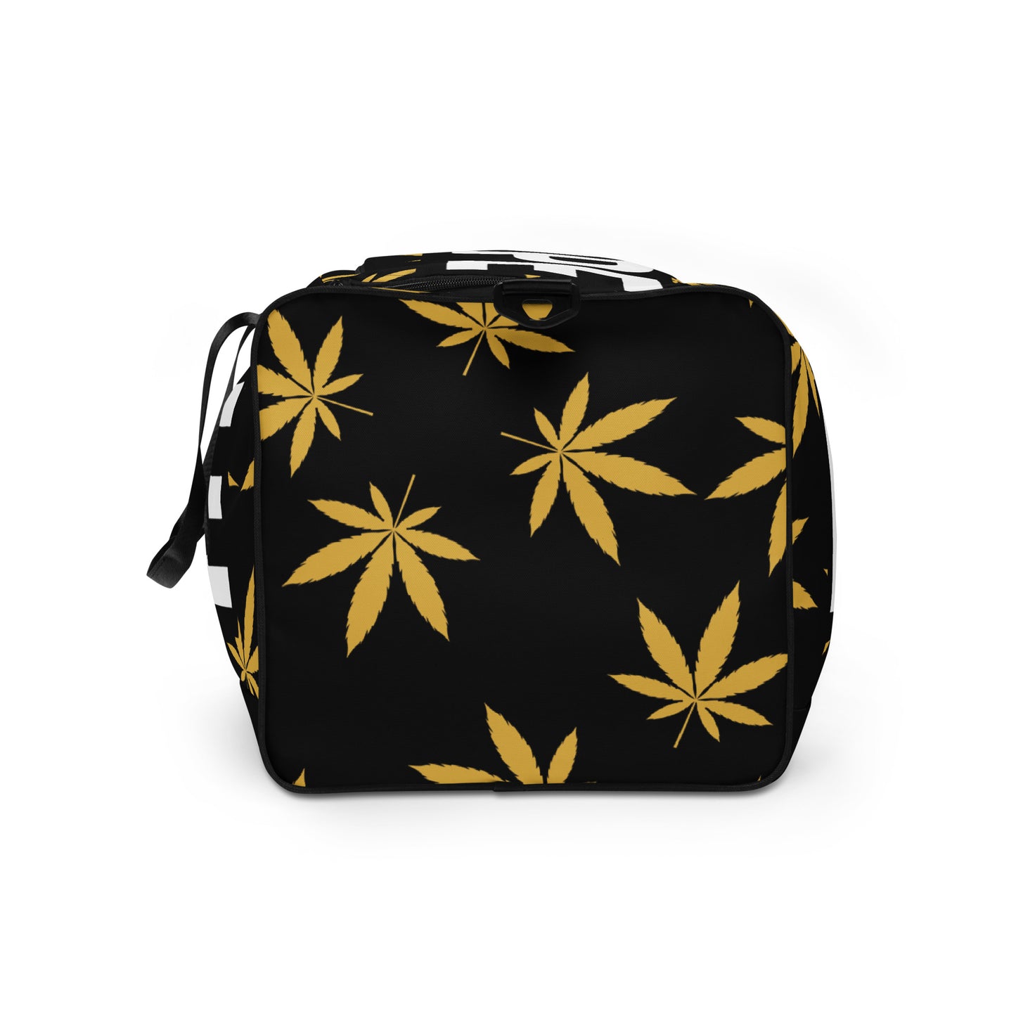 Gold Leaf Black Duffle bag