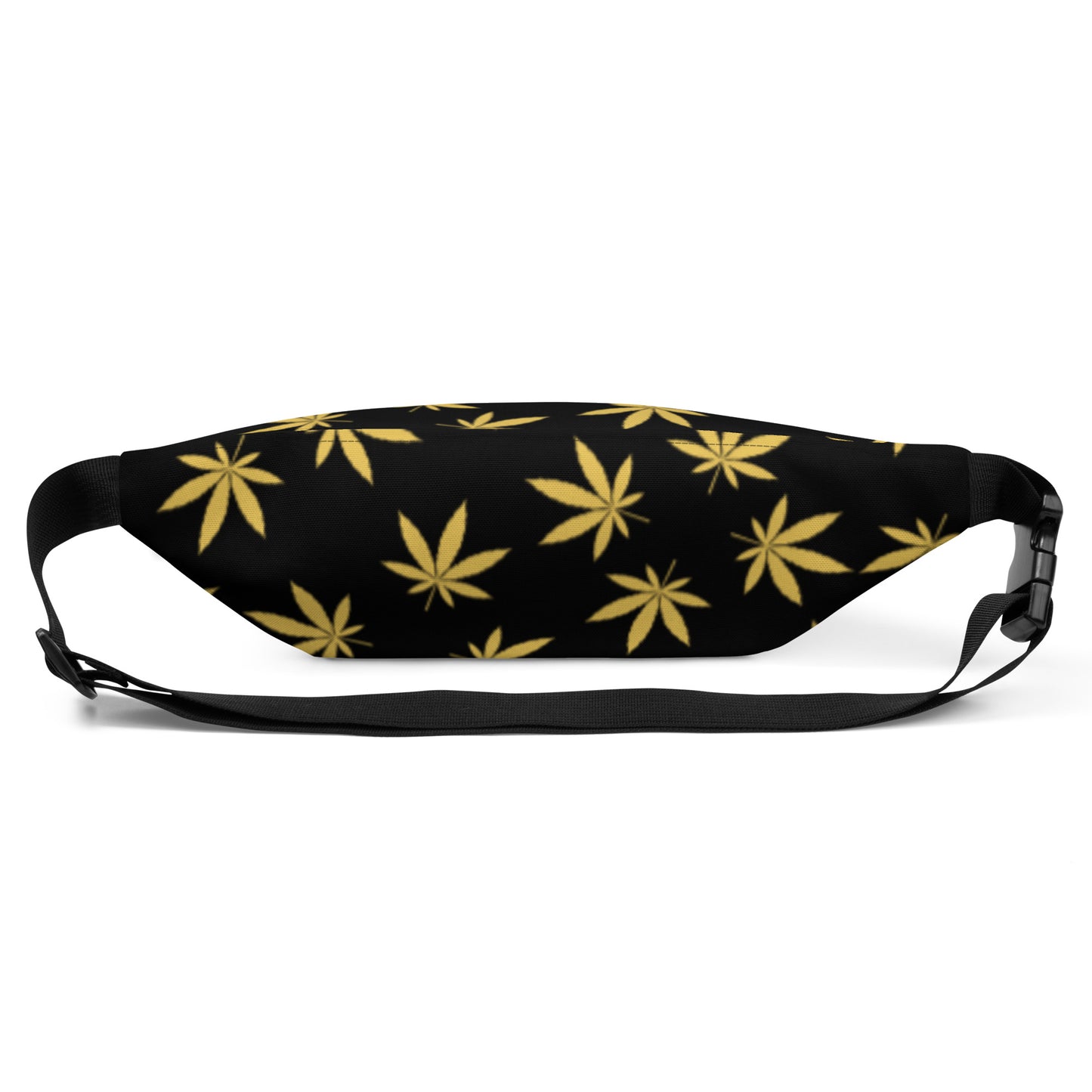 Gold Leaf Black Fanny Pack