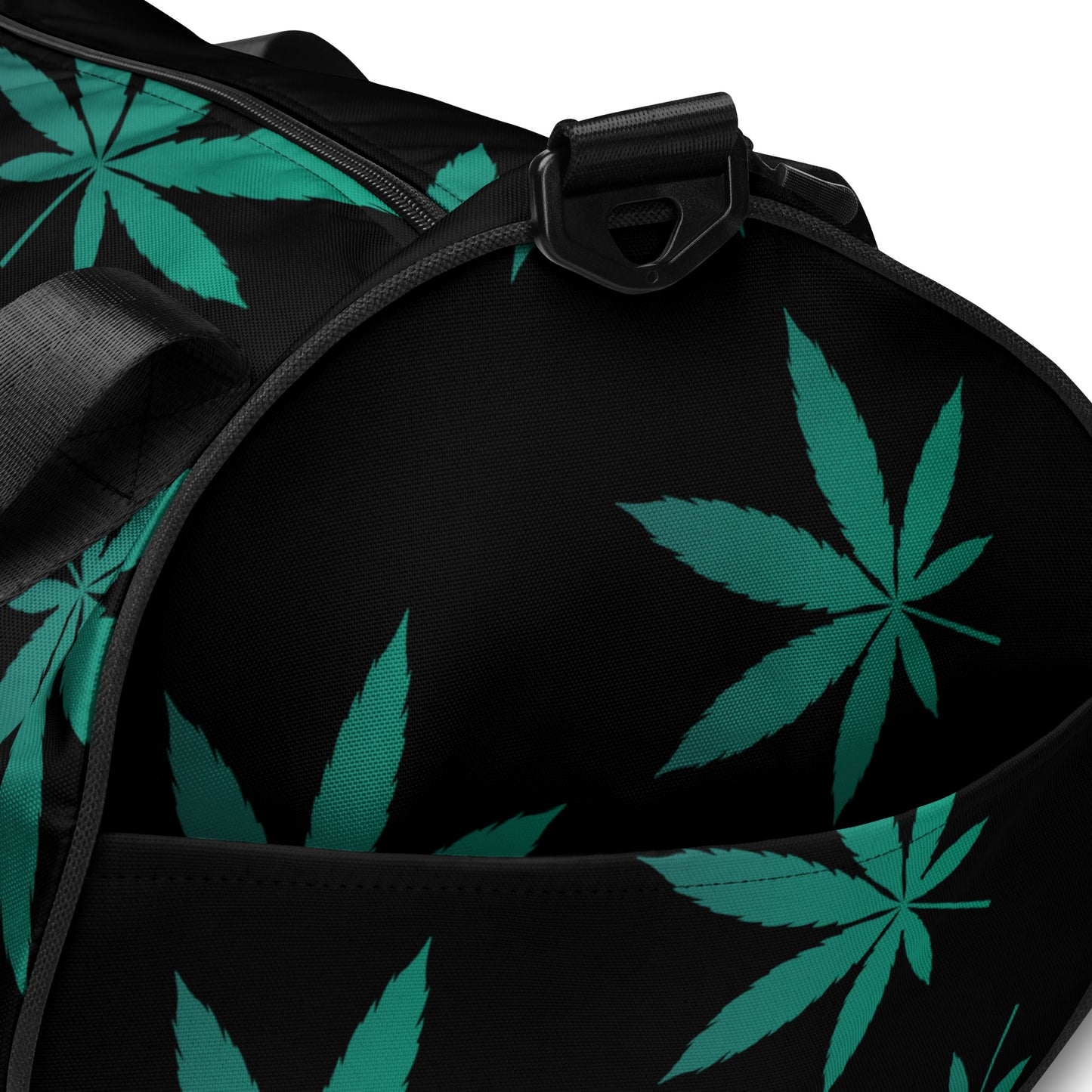 Green Leaf All-over print gym bag