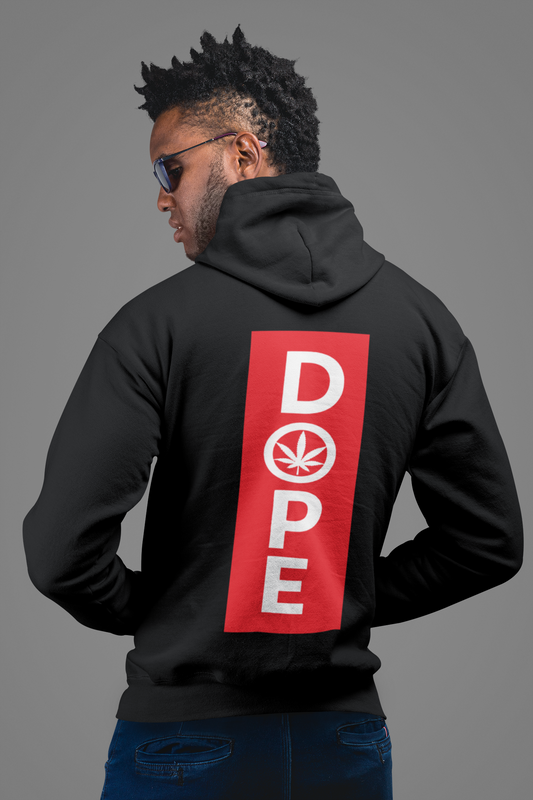 Dope Vertical Red Signature Unisex Hoodie